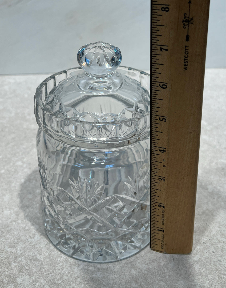 Glass Covered Jar