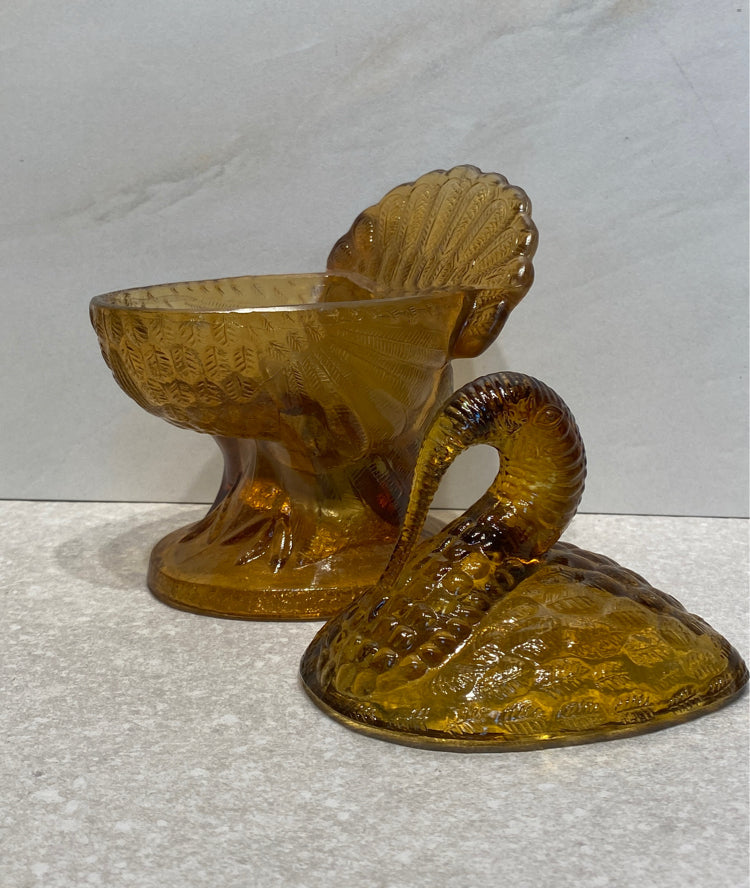 Covered Glass Turkey