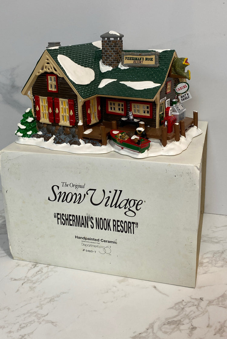Dept. 56 Fisherman's Nook Resort