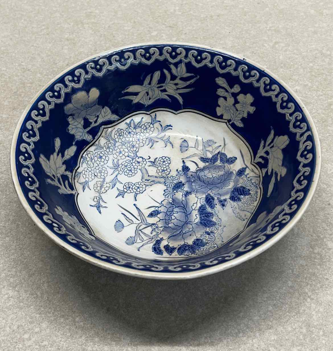 Blue And White Bowl