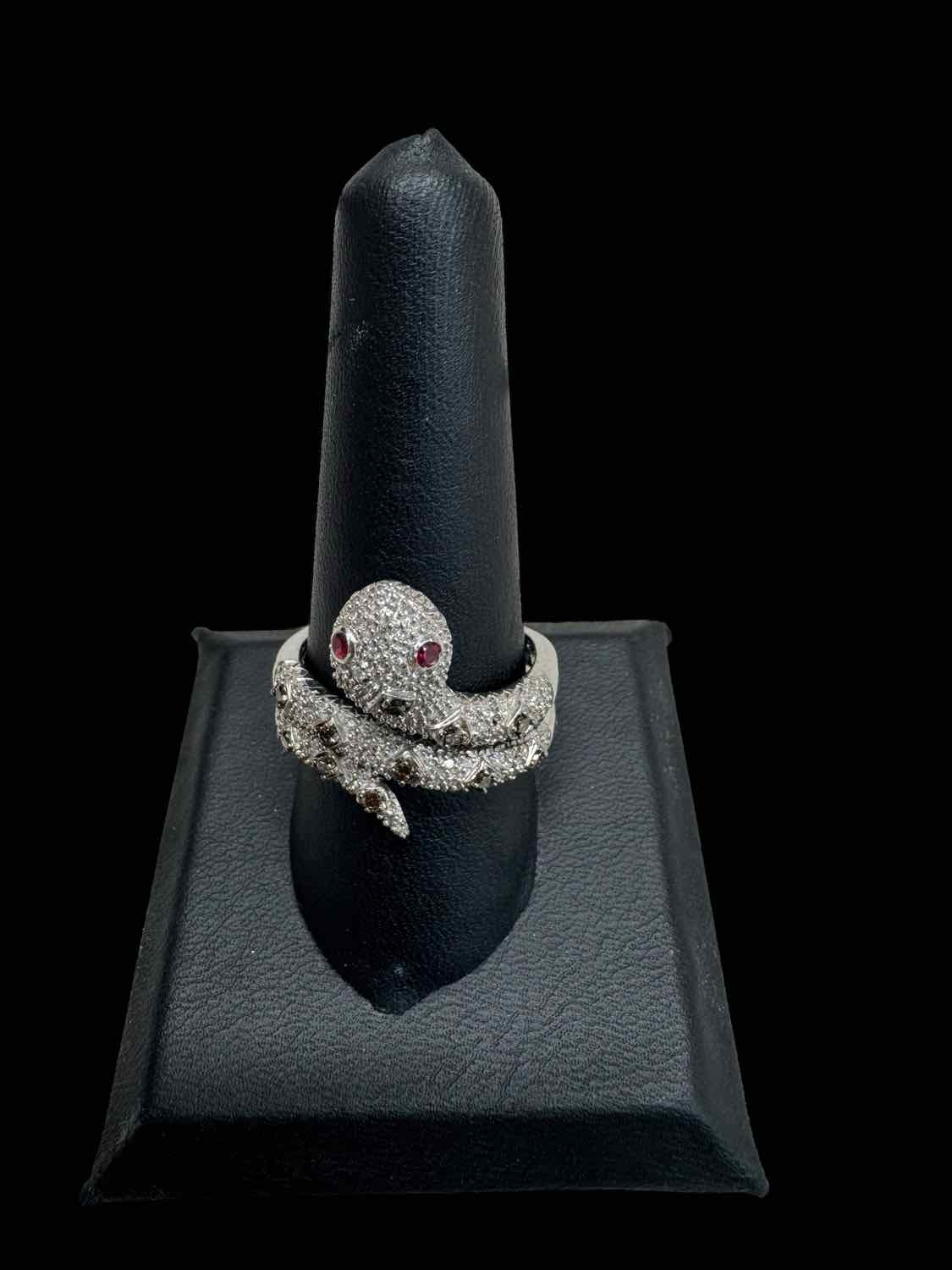 Sterling And Diamond Ring