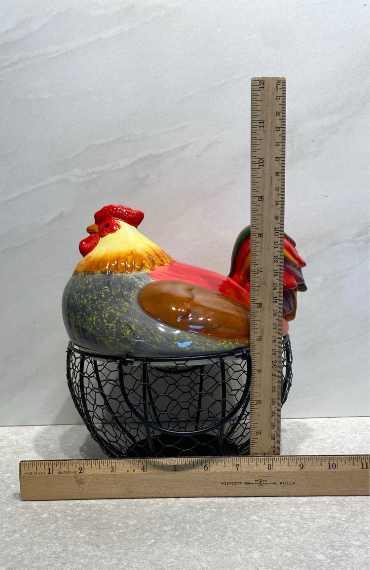 Rooster on Bowl
