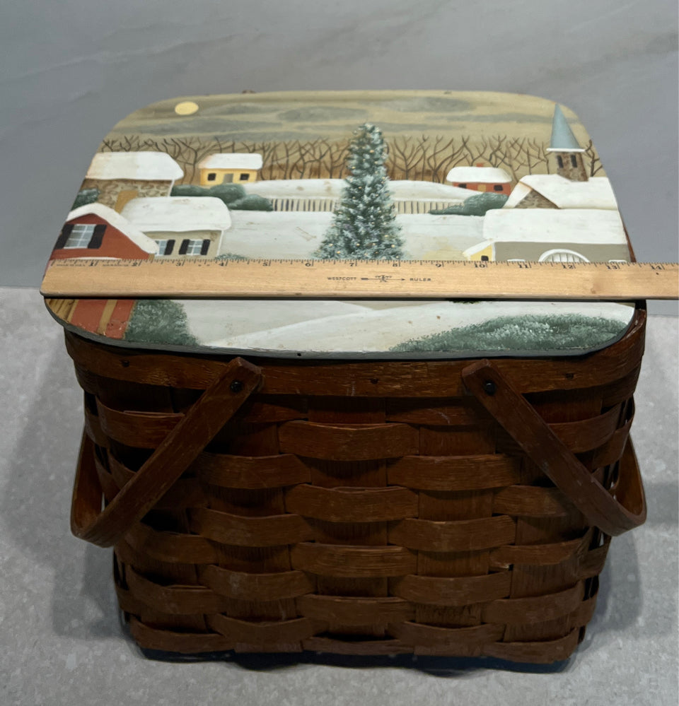 Handpainted Basket