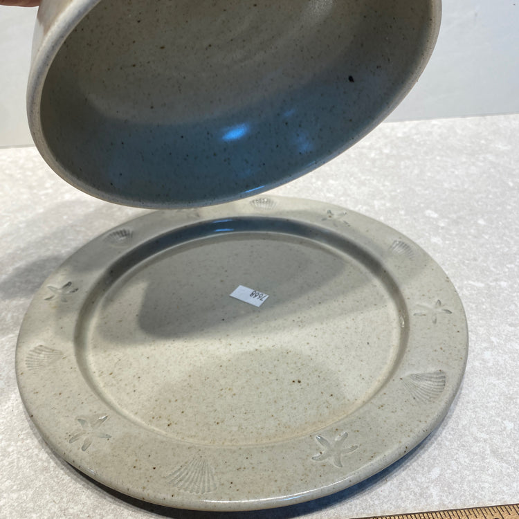 Covered Pottery Dish