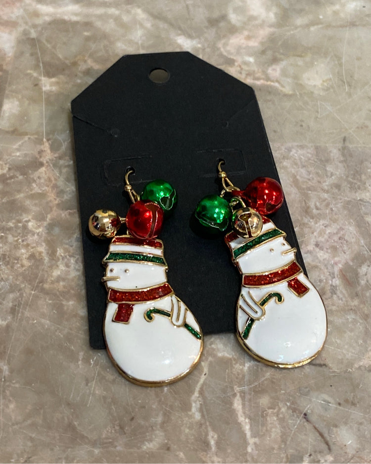 Snowman Earrings