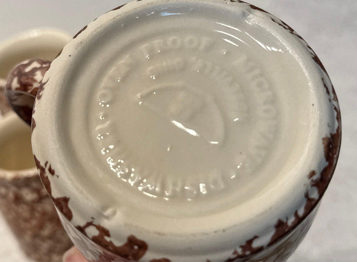Roseville Ohio Set of 4 Mugs