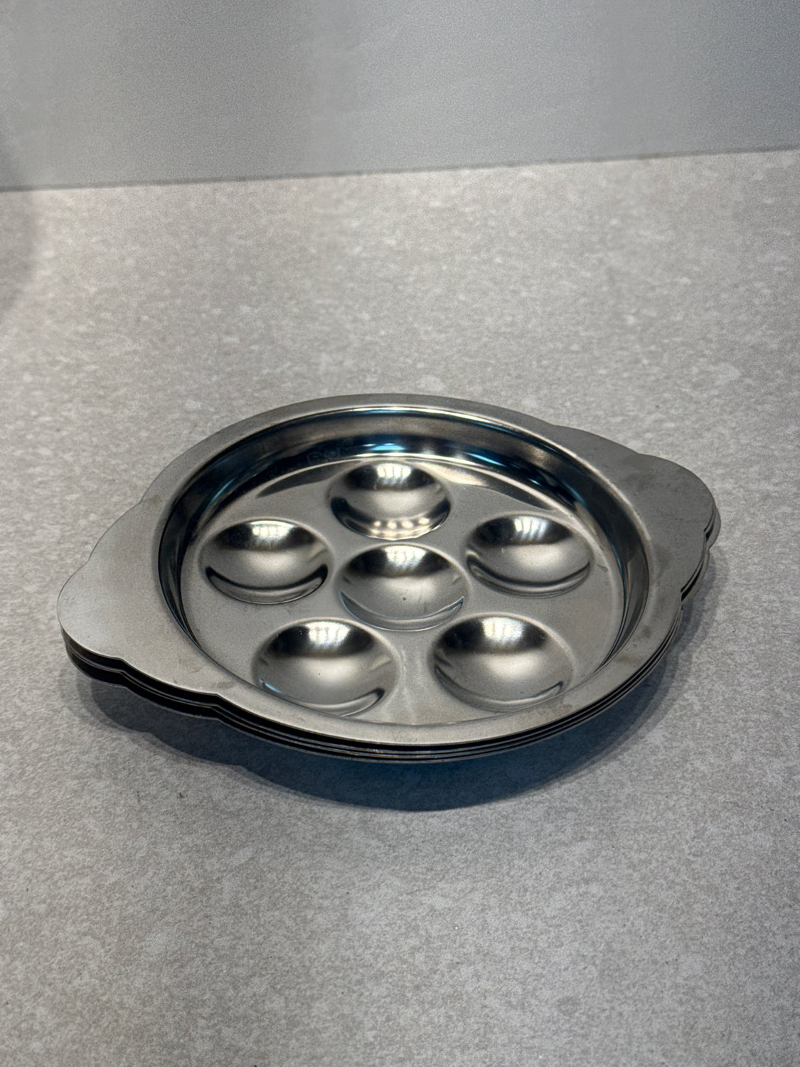 Set of 4 Escargot Plates