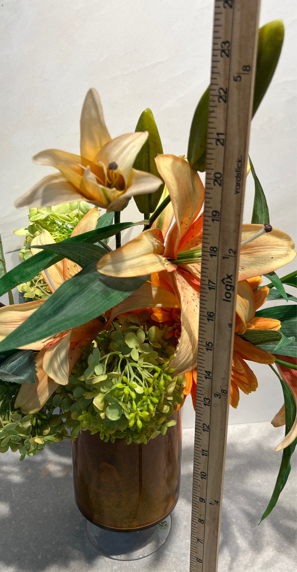 Vase With Floral Decor