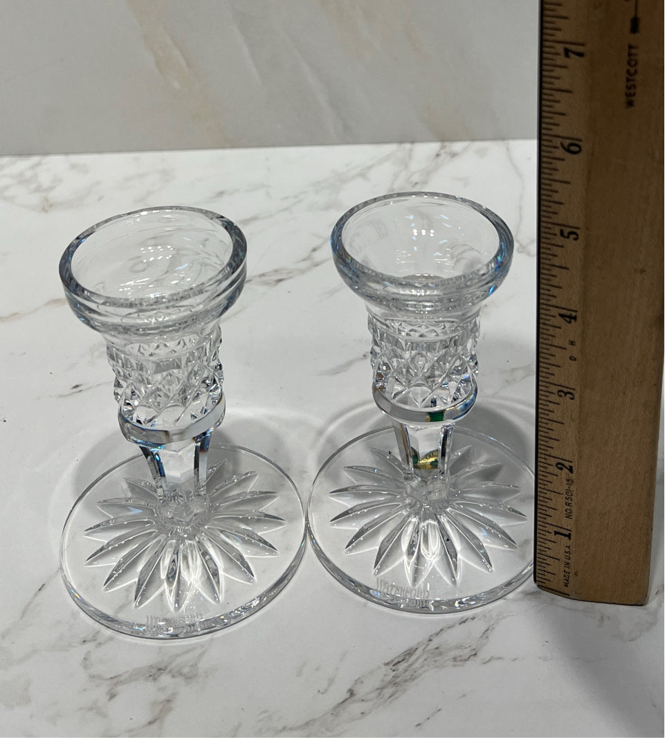 Set of 2 waterford Candleholders