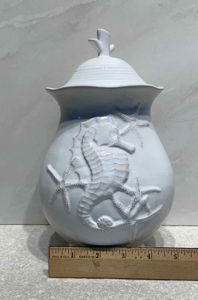 Blue Sky Covered Jar