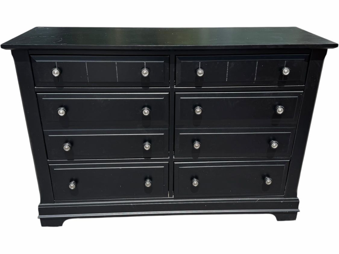 6 Drawer Black Dresser