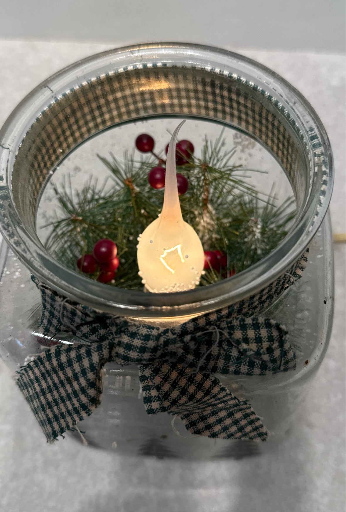 Lighted Decorative Jar