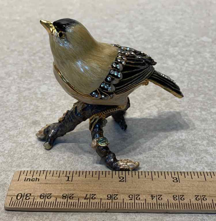 Gold Finch Trinket Box