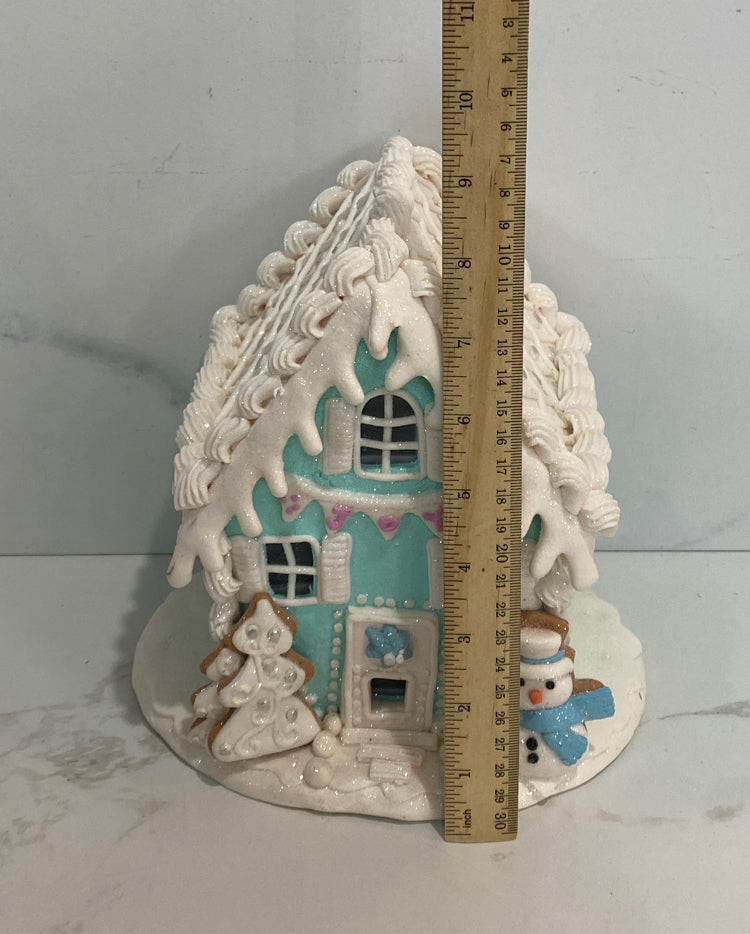 Lighted Gingerbread House