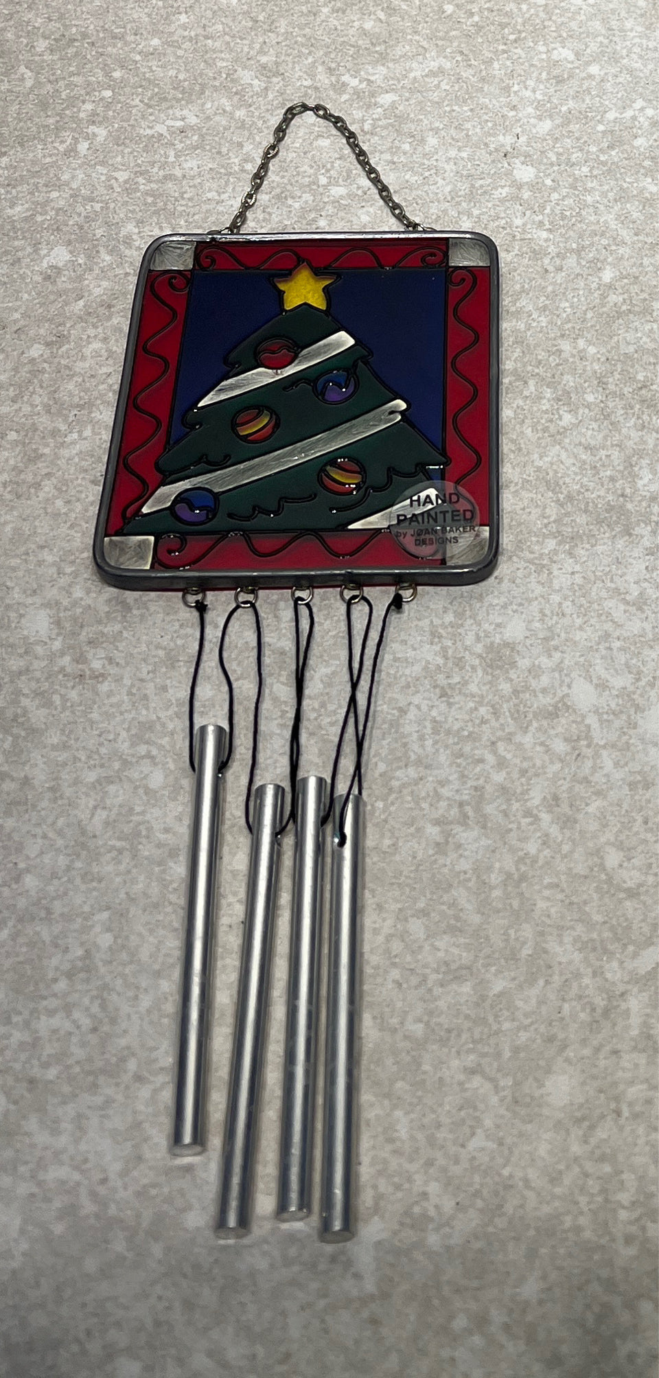 Hand Painted Joan Baker Wind Chime