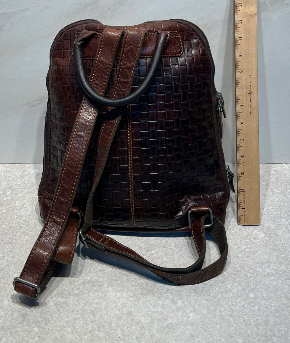 Jack Georges Leather Backpack