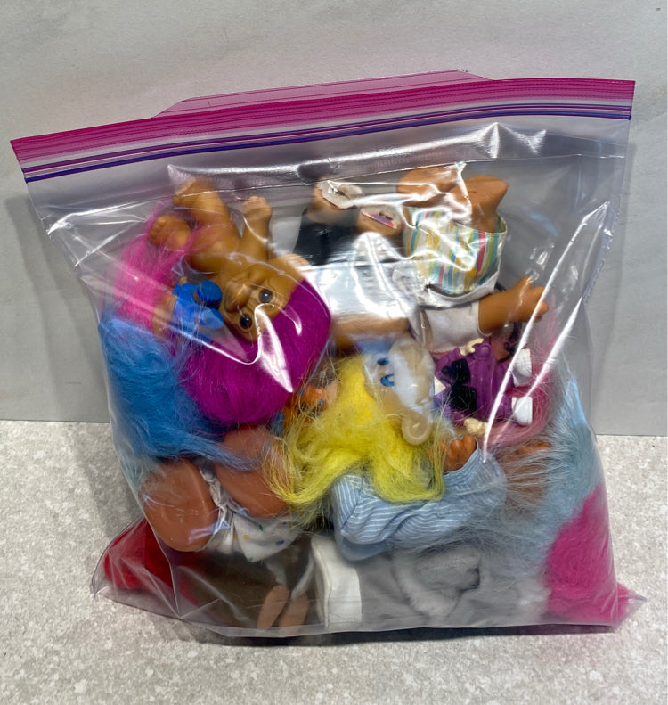 Lot of Vintage Trolls