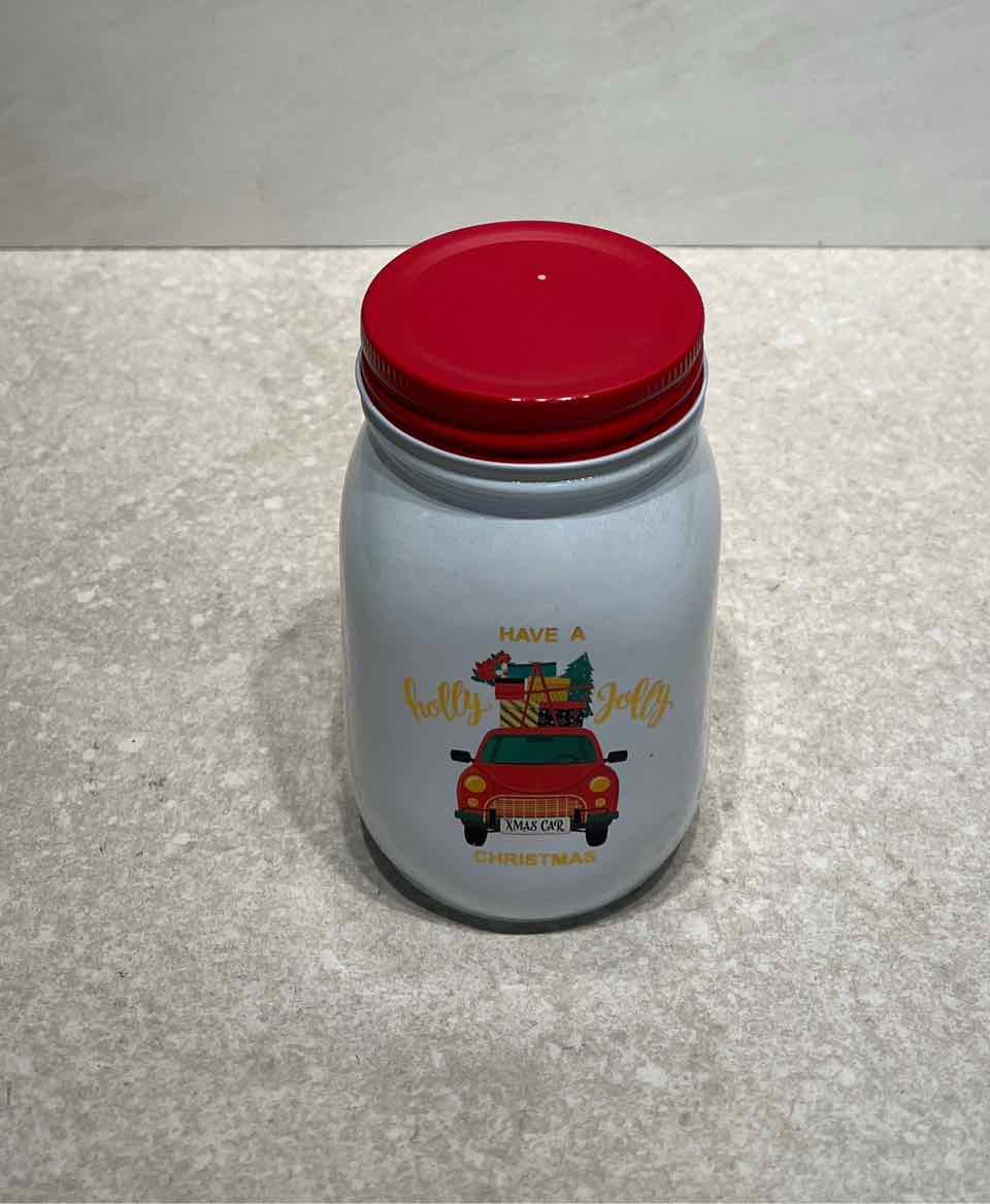 Christmas Covered Jar