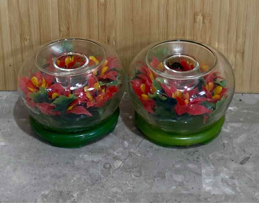 Pair Of Vintage Candles