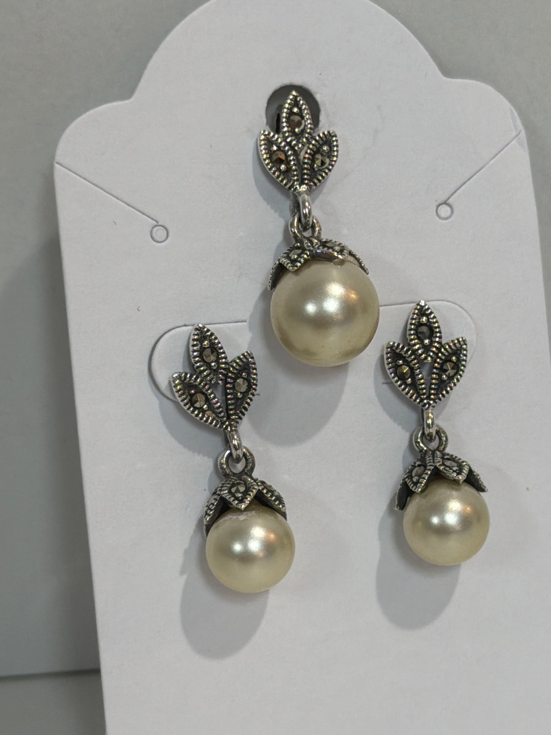 Sterling Earrings & Pendant