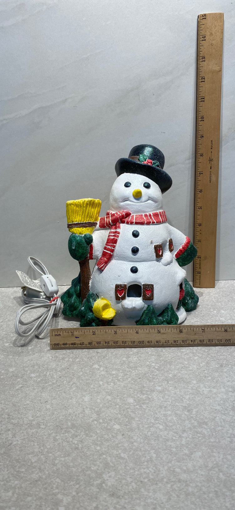 Snowman with Light