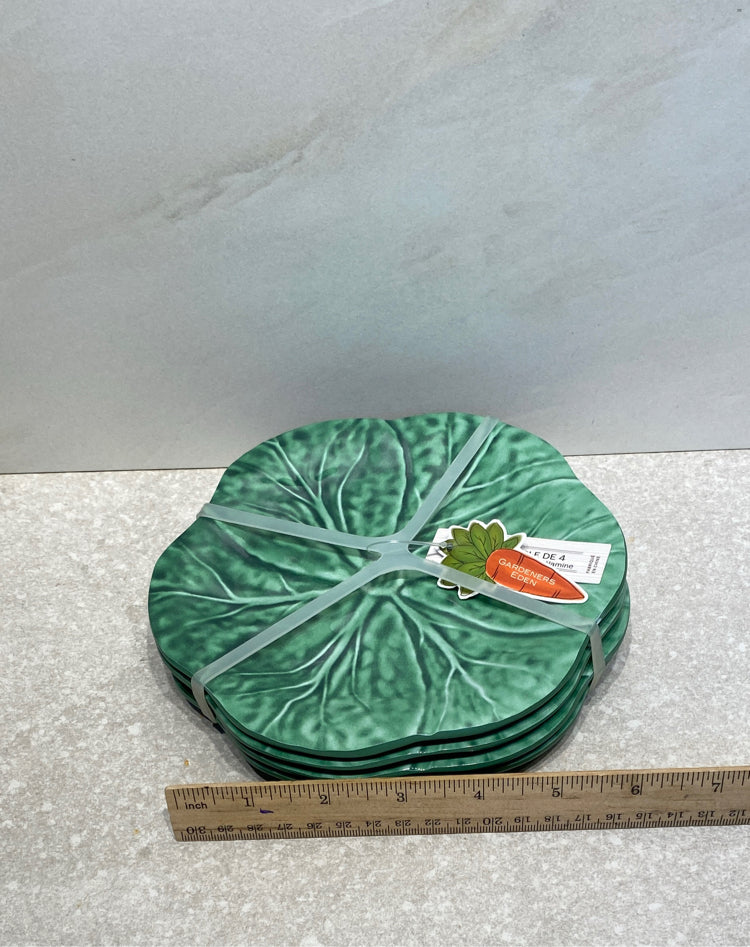 Set of 4 Melamine Plates