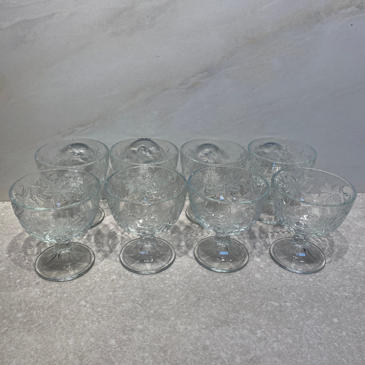 Set of 8 Princess House Dessert Bowls