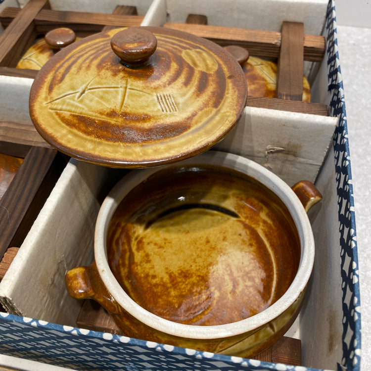 Set of 6 Covered Rice Bowls