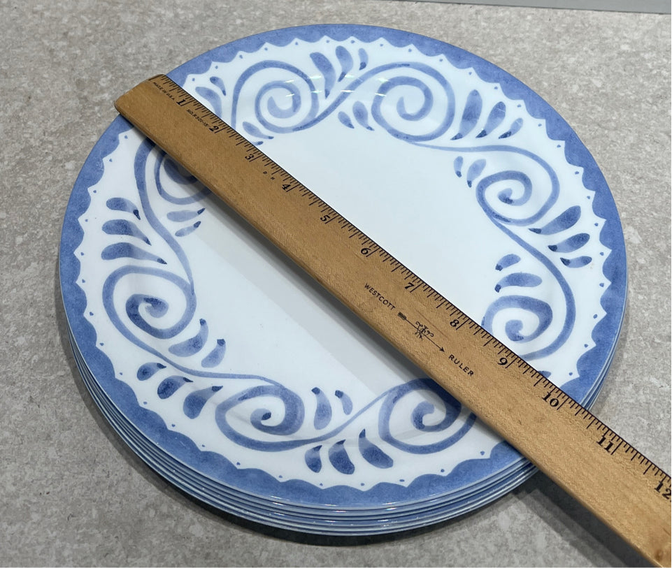 Set of 6 Corelle Dinner Plates "Ocean View"