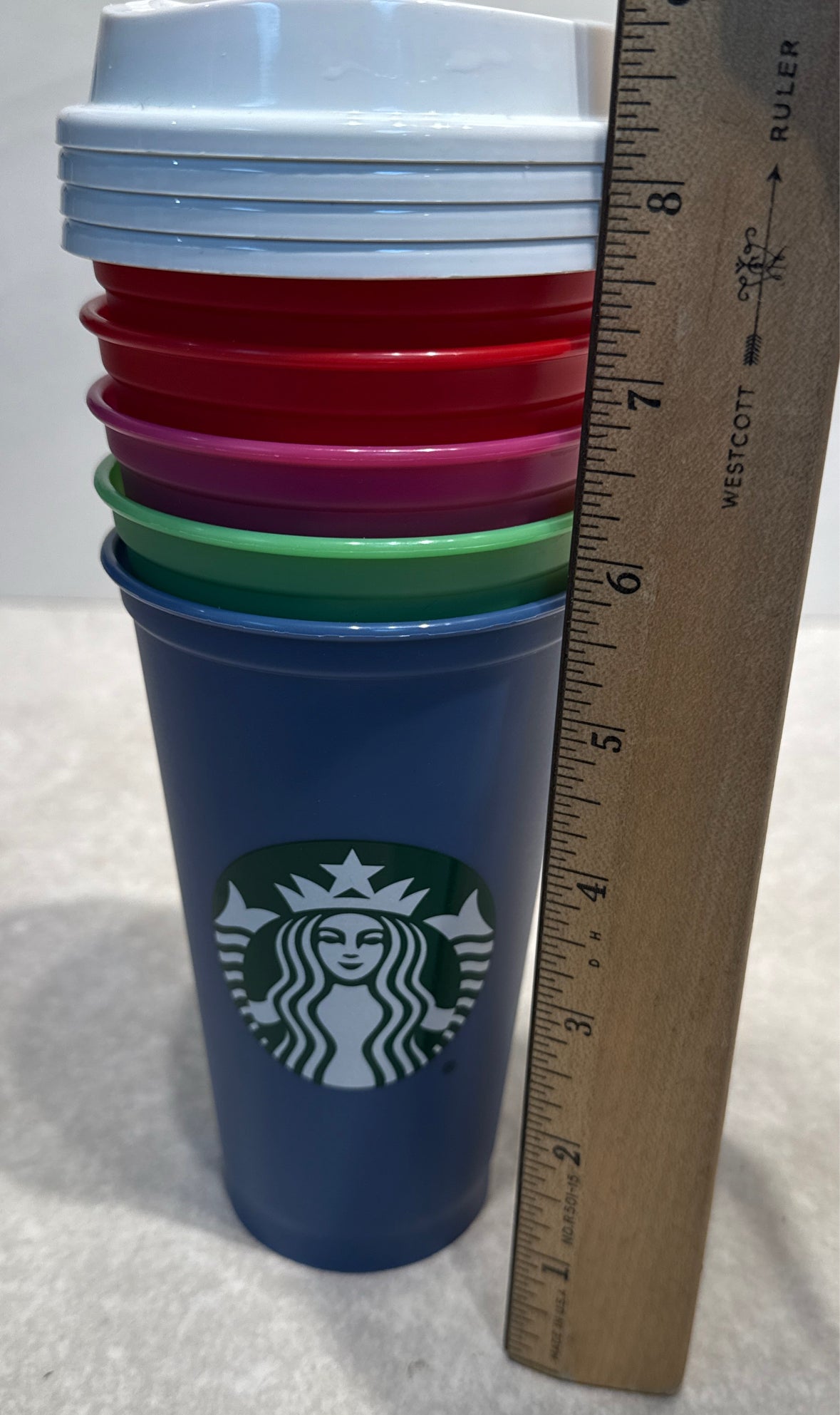 Set of Starbucks Cups