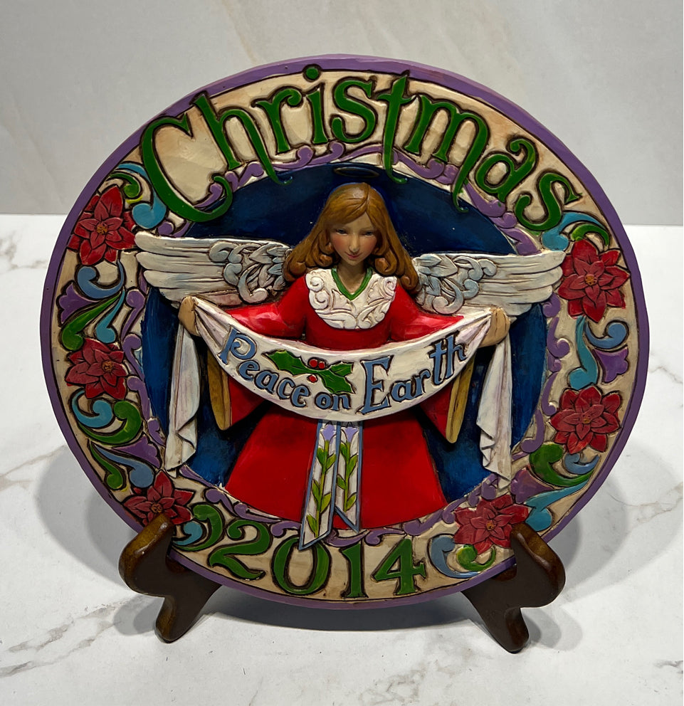 Jim Shore Christmas Plate