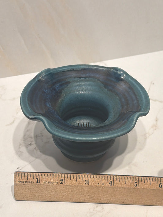 Sturbridge Pottery Vase with Frog