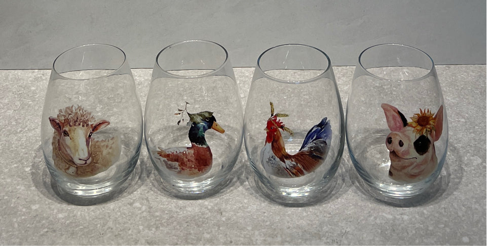 Set of 4 Glasses
