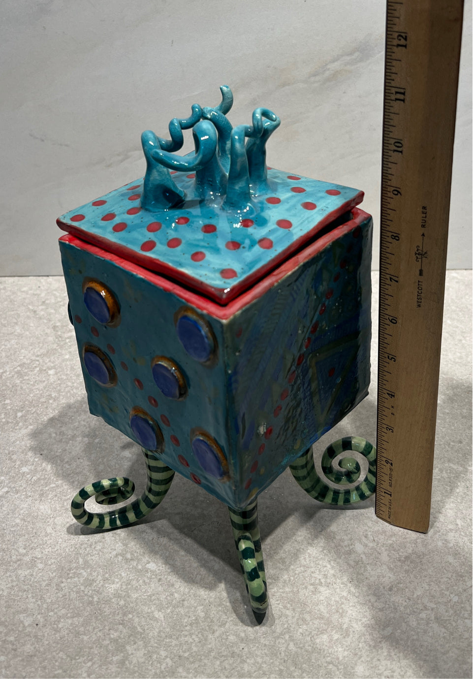 Whimsical Covered Jar