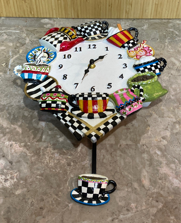 Mackenzie Childs Inspired Clock