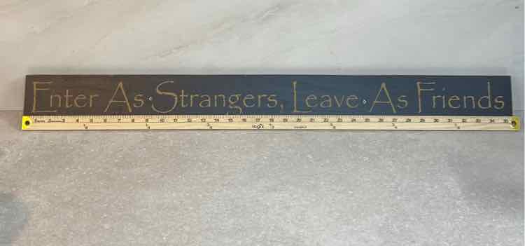 Enter as Friends, Leave as Strangers