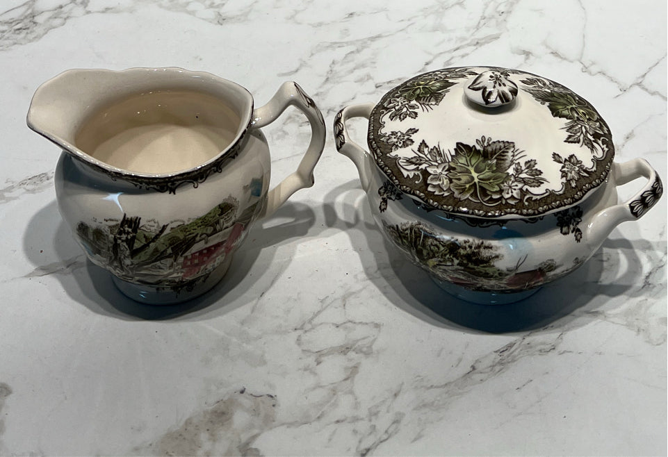 Johnson Bros. Sugar And Creamer