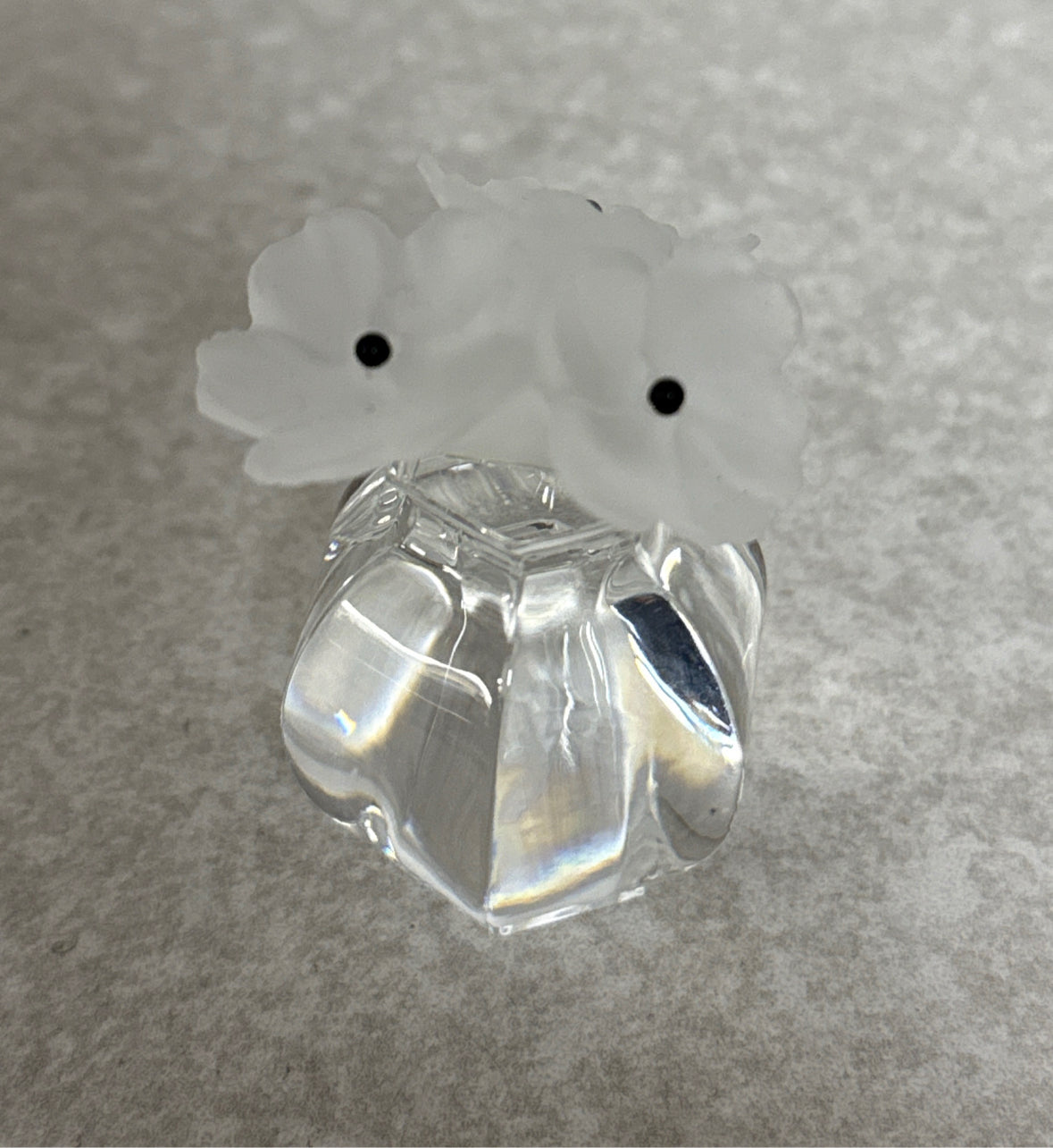 Swarovski Peach Blossom Vase