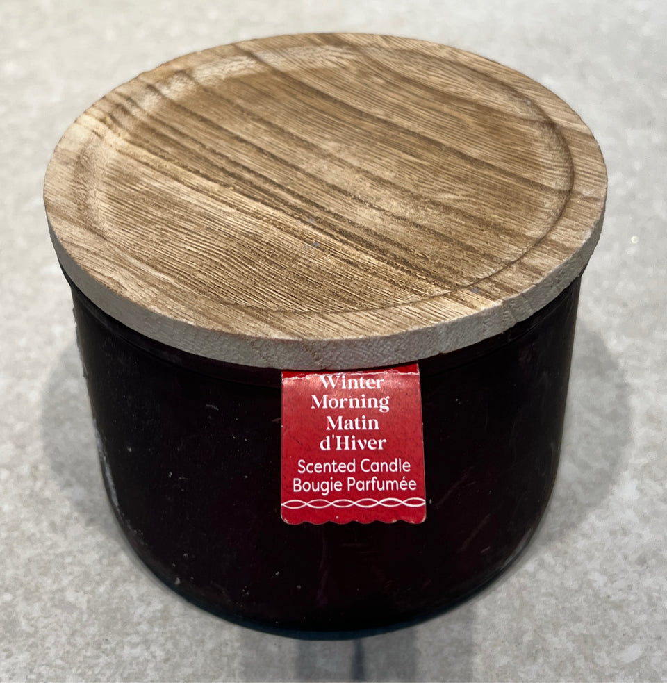 Winter Morning Candle
