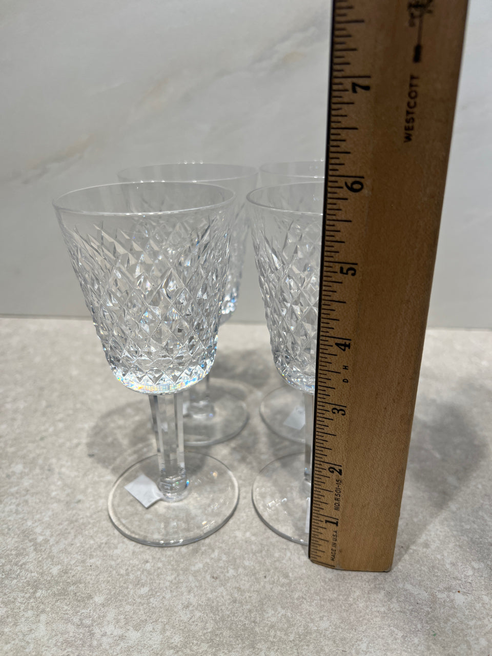 Set of 4 Waterford Glasses