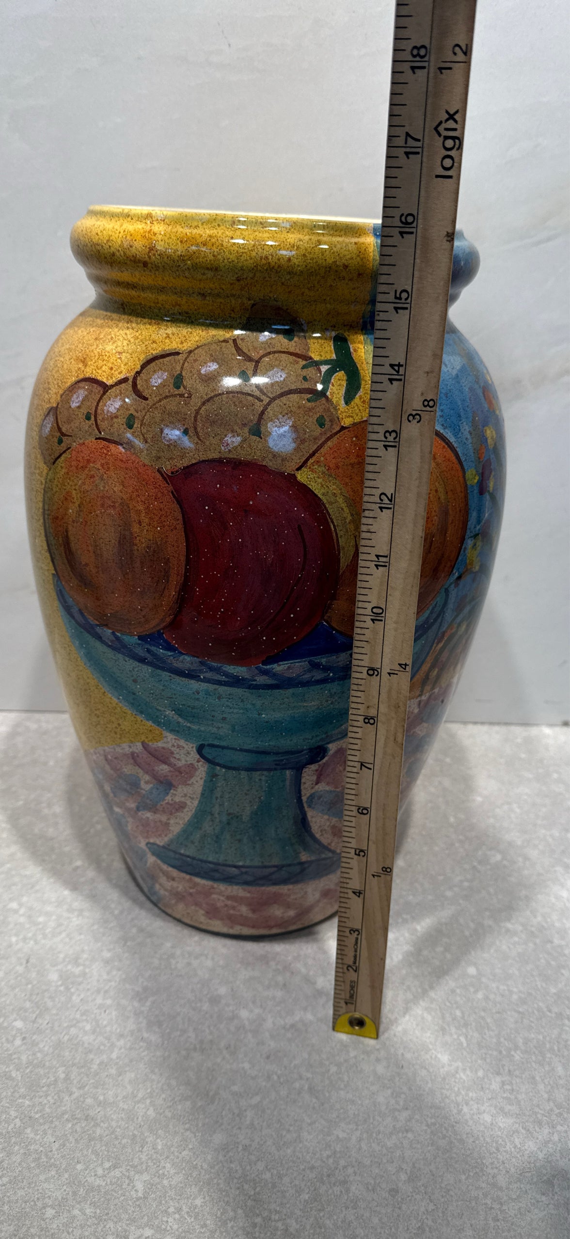 Large Handpainted Vase