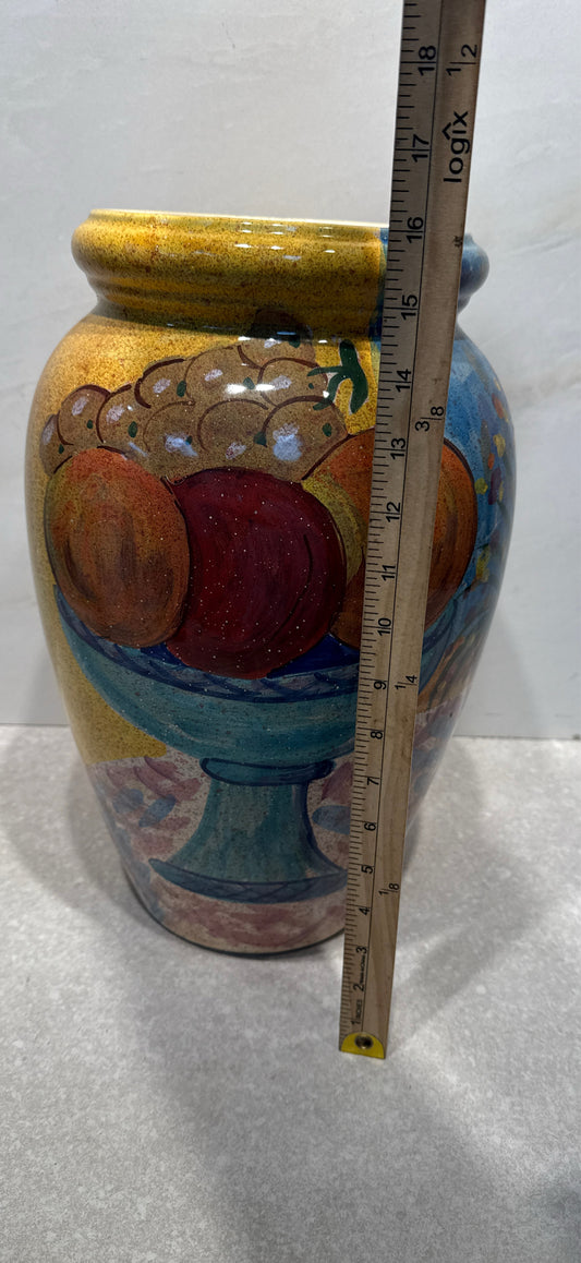 Large Handpainted Vase