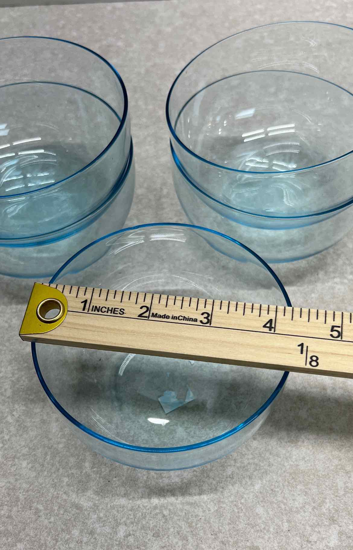 Set of 5 Blue Bowls
