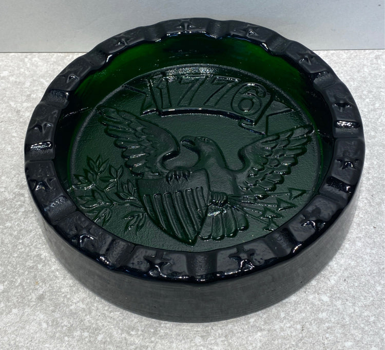 1776 Green Ashtray