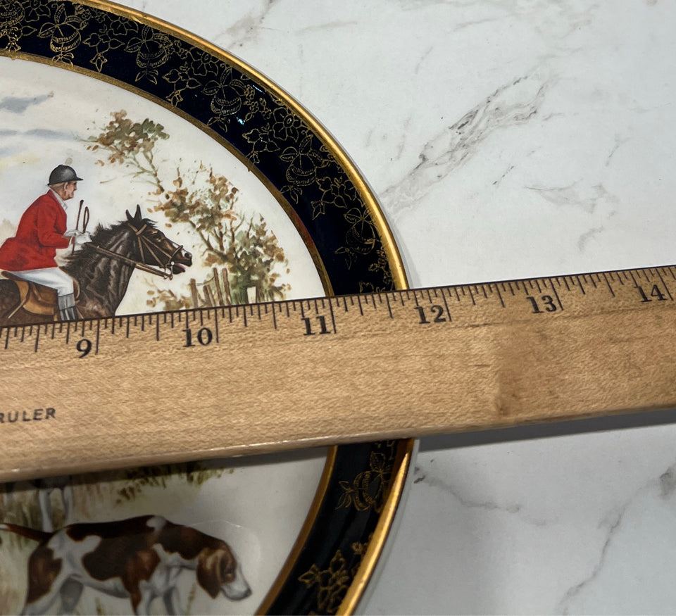 England Hunting Scenes Platter