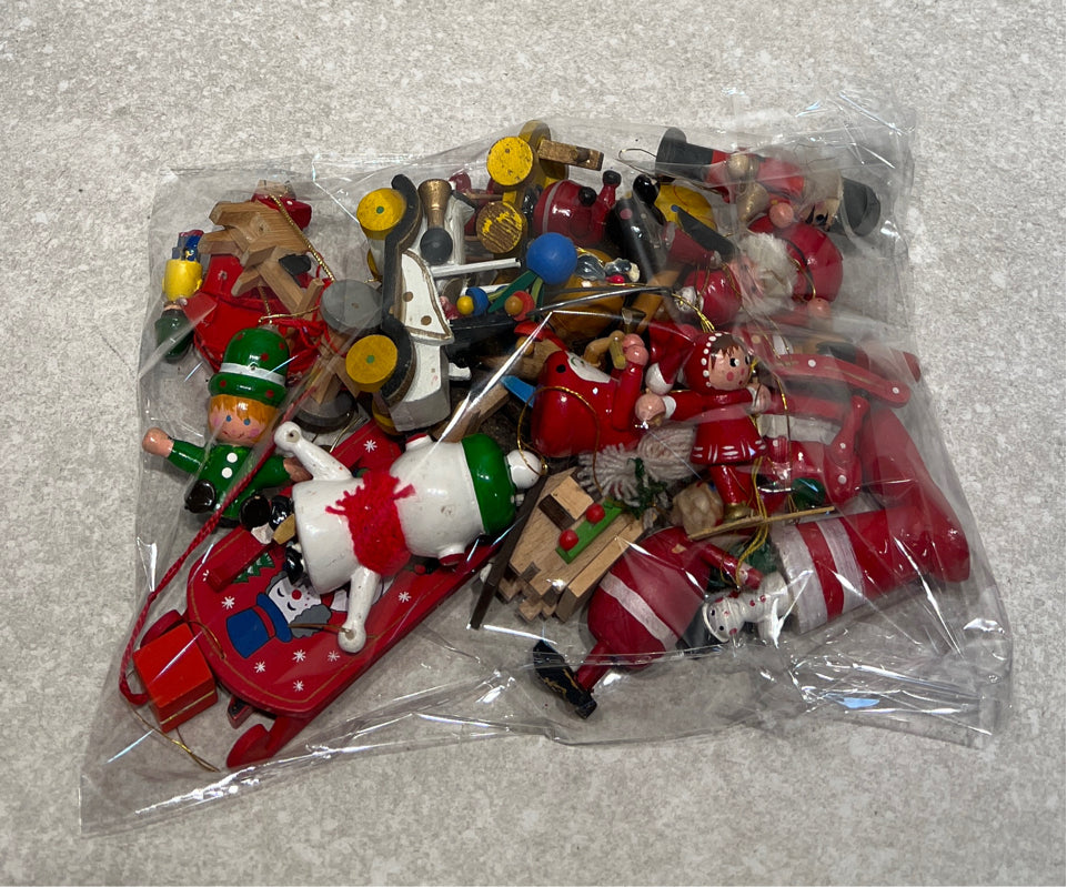 Bag Lot Of Vintage Ornaments