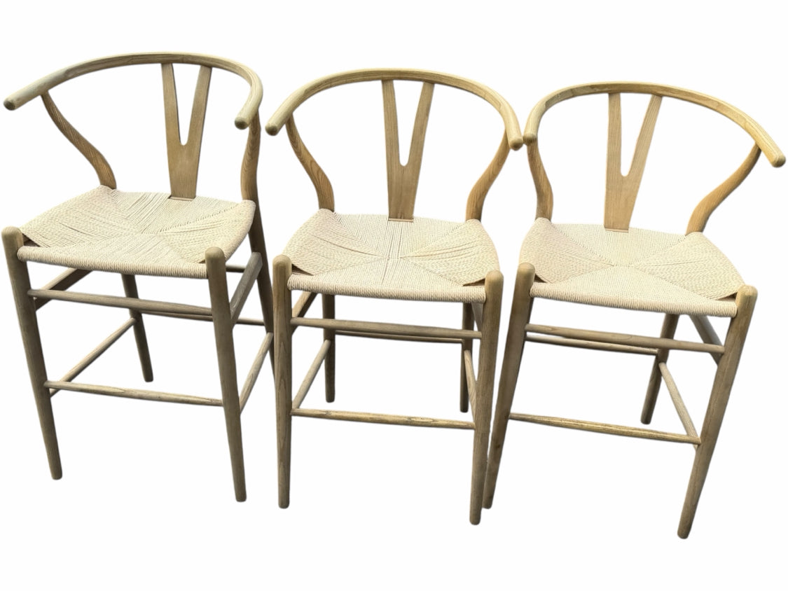 Set of 3 Pottery Barn Faith Stools