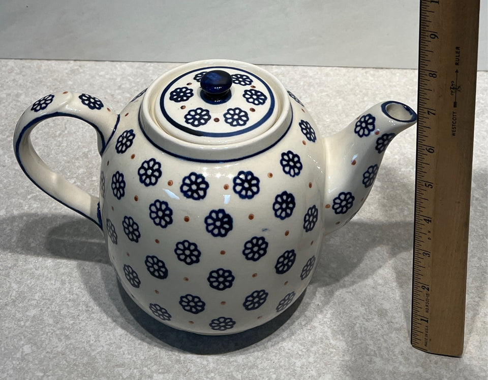 Polish Pottery Large Teapot