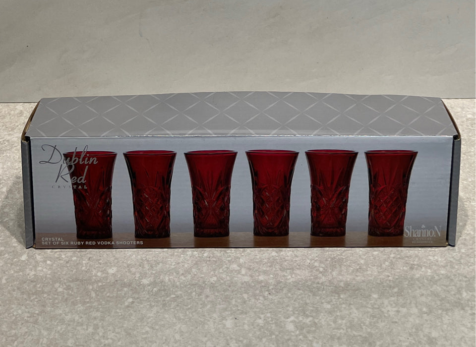 Set of 6 Shannon Crystal Glasses