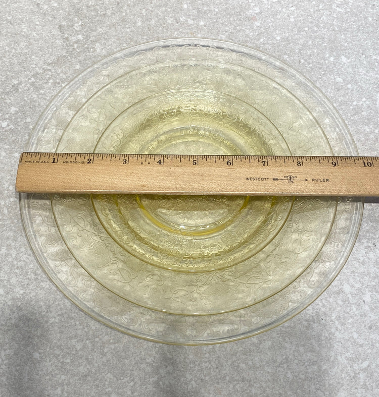 3 Piece Yellow Depression Glass